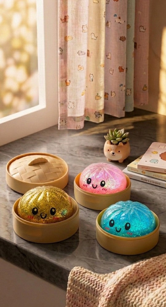 Glitter Mystery Dumpling Squishy