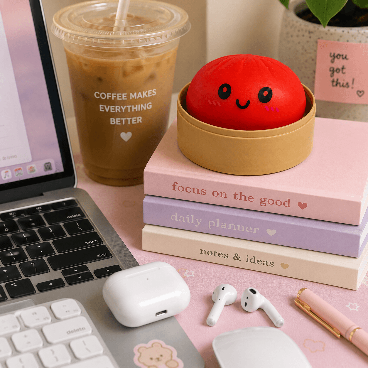 Red Mystery Dumpling Squishy