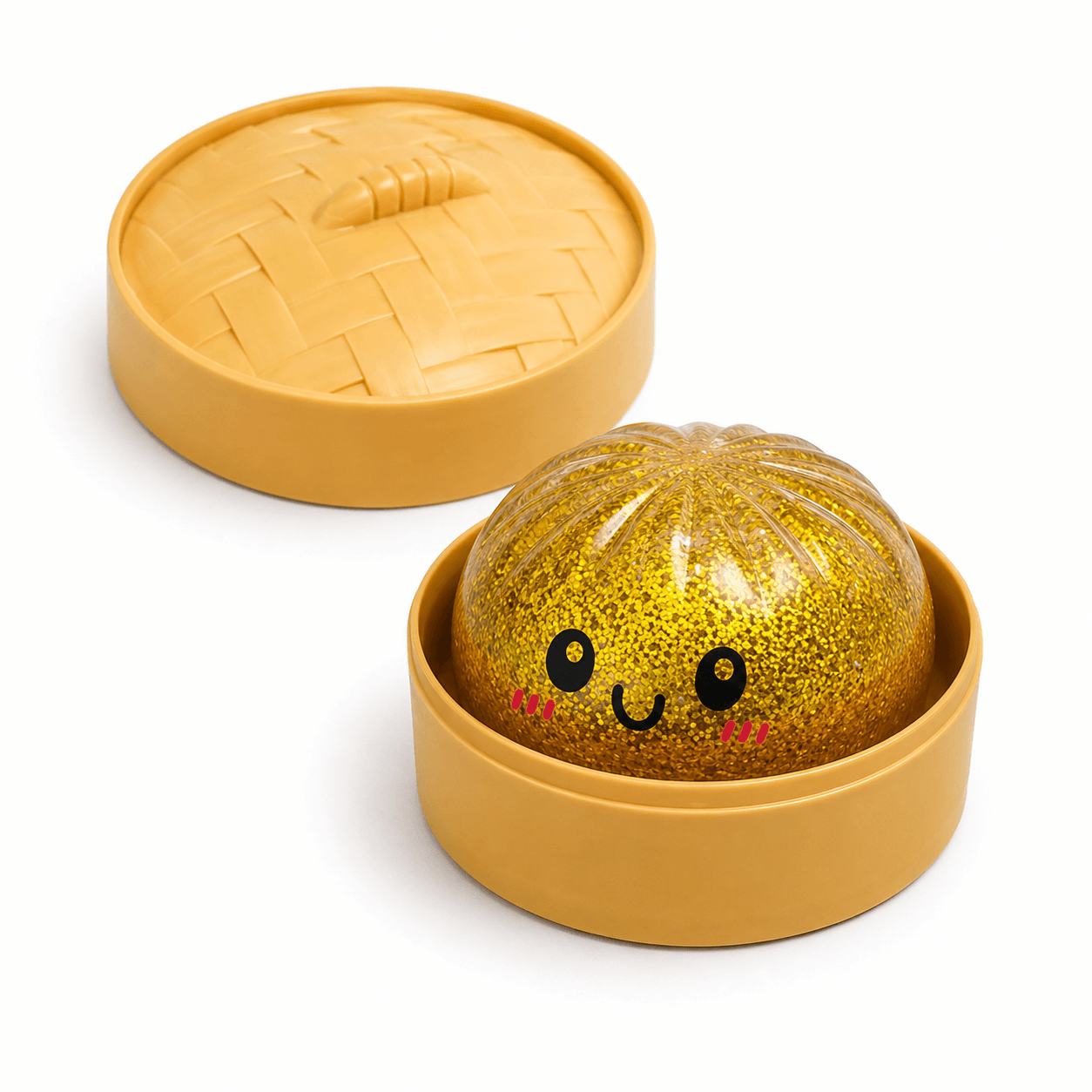 Gold glitter Mystery Dumpling Squishy