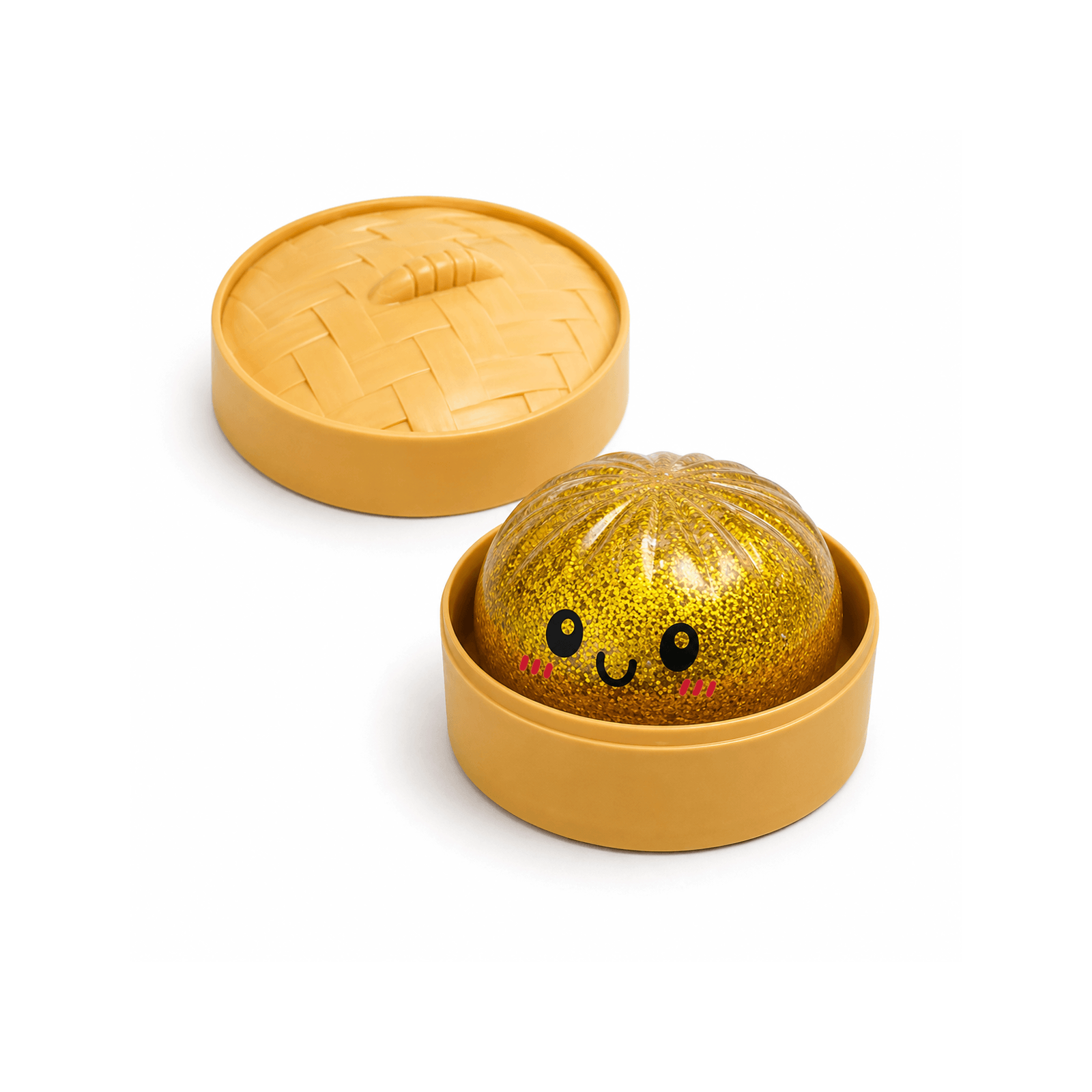Ultra rare golden glitter Mystery Dumpling Squishy