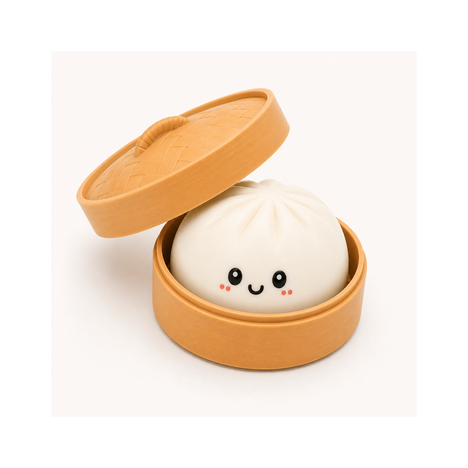 White Mystery Dumpling Squishy