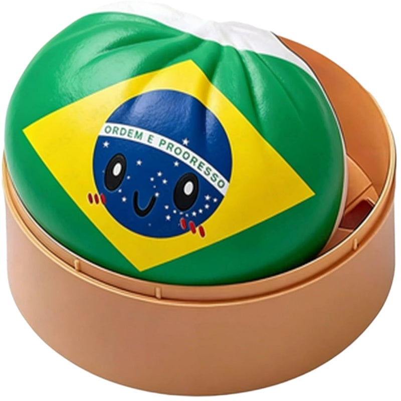Brazil World Cup Dumpling Squishy